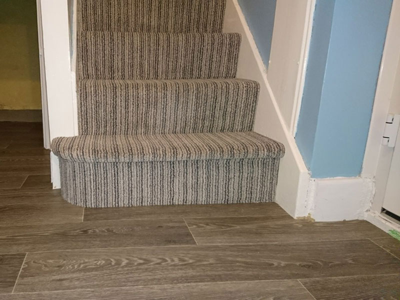 Carpets and vinyl laid in a property in Earlham